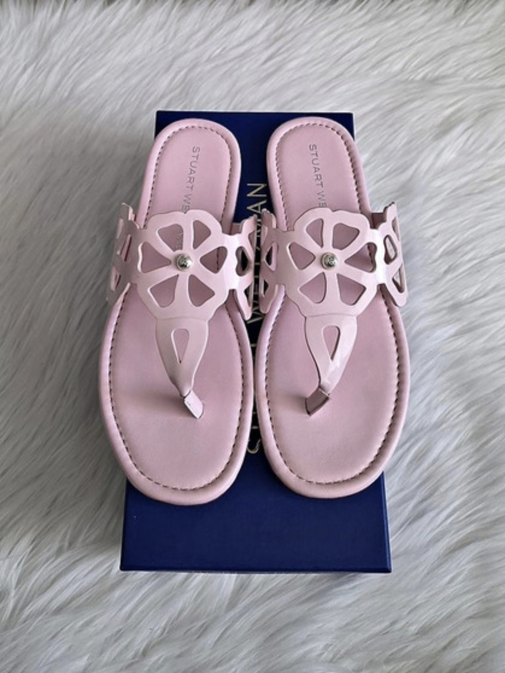 Stuart Weitzman Jasmine T-strap sandals